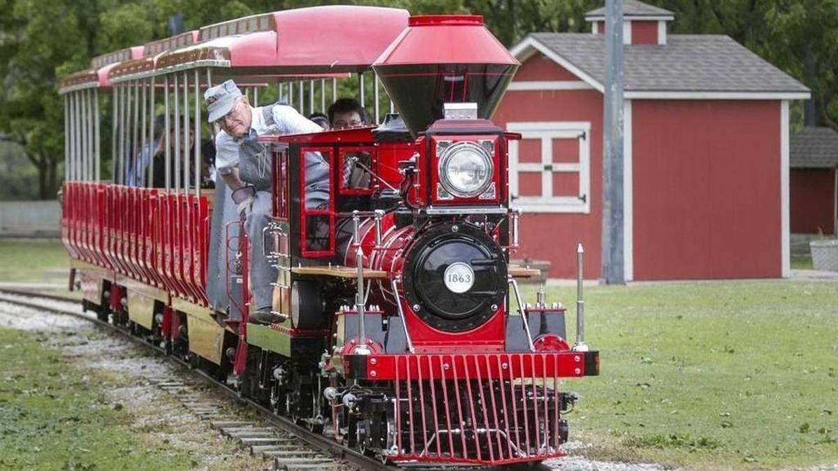 One recent improvement was the new locomotive for the train at O.J. Watson Park.