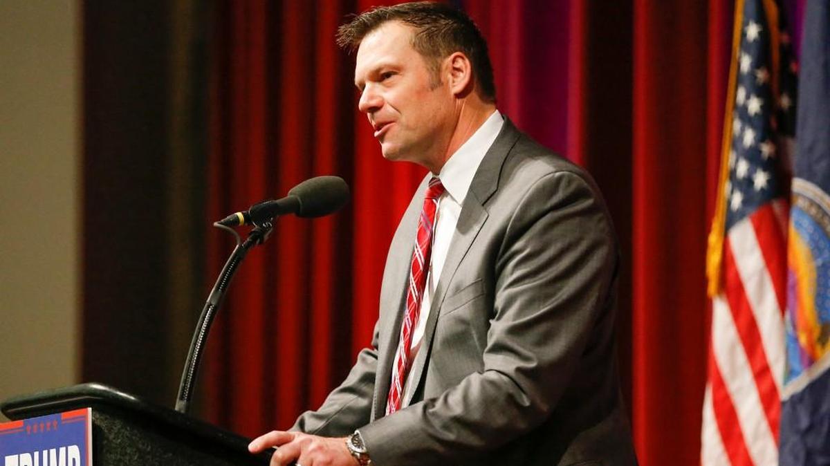 Kansas Secretary of State Kris Kobach