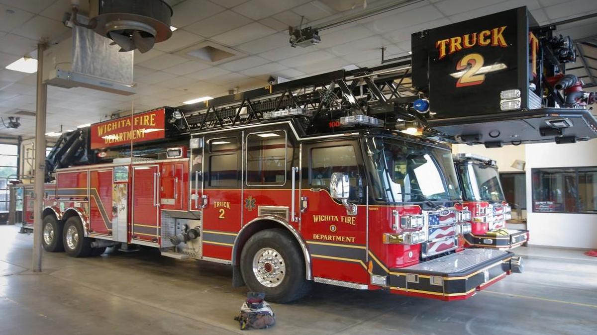 A Wichita Fire Department engine.