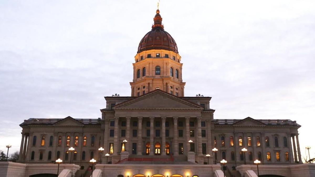 The Kansas State Capitol.