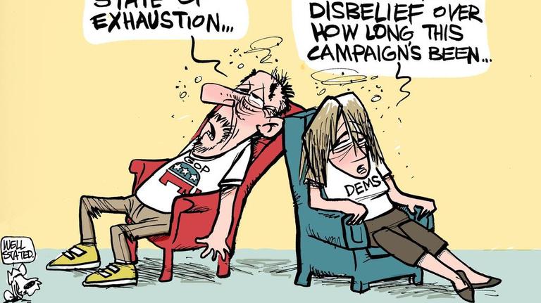 Richard Crowson editorial cartoons: September-October 2016