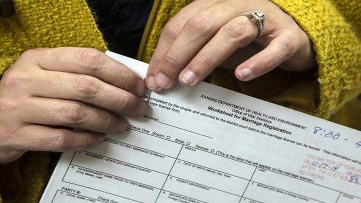 
Kansas became the 33rd state with marriage equality.
