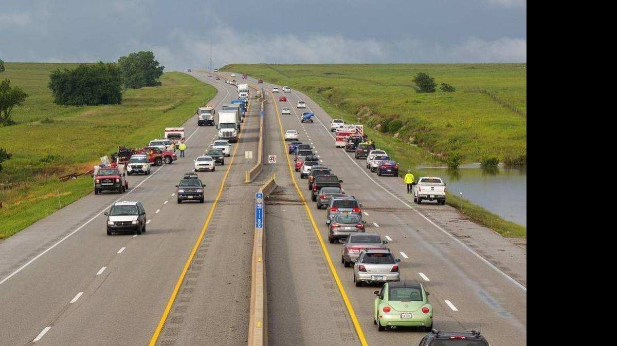 
The Kansas Turnpike Authority knew this area had a potential flooding problem.
