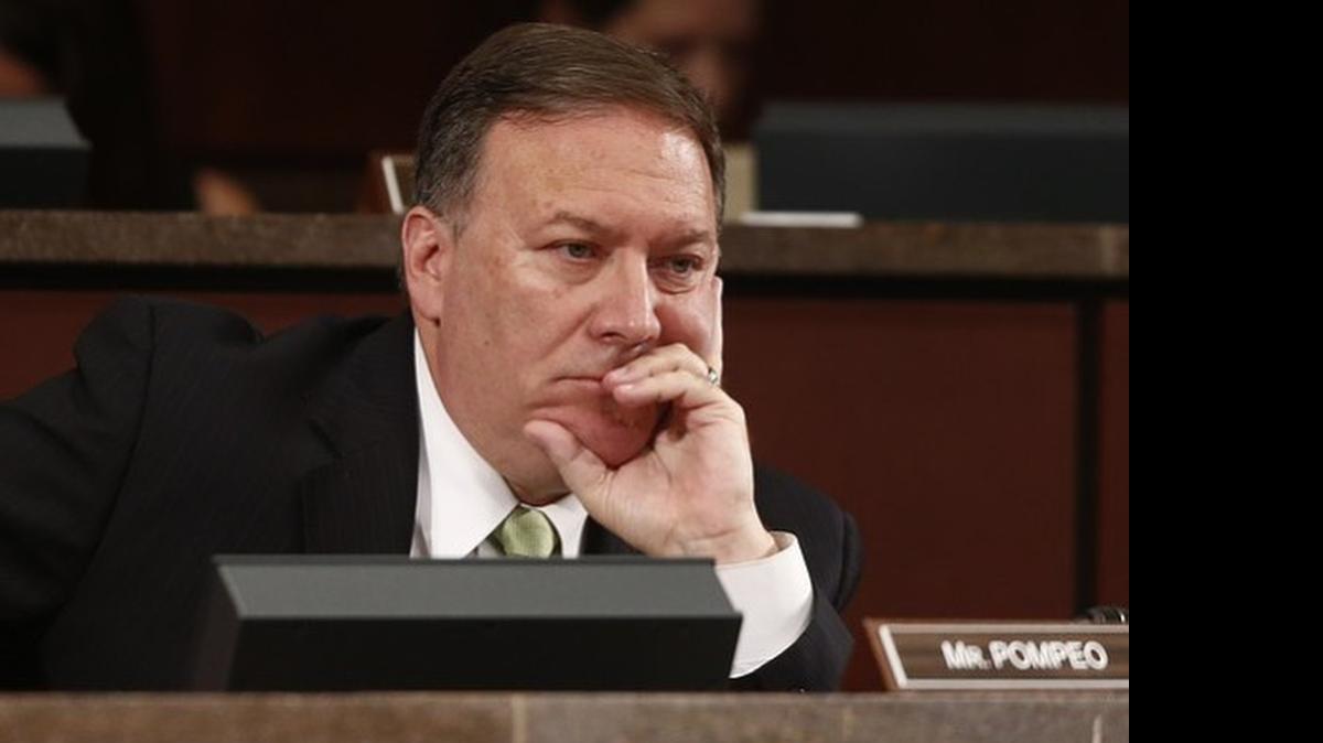 
Rep. Mike Pompeo is actually trying to make law, not just posture.
