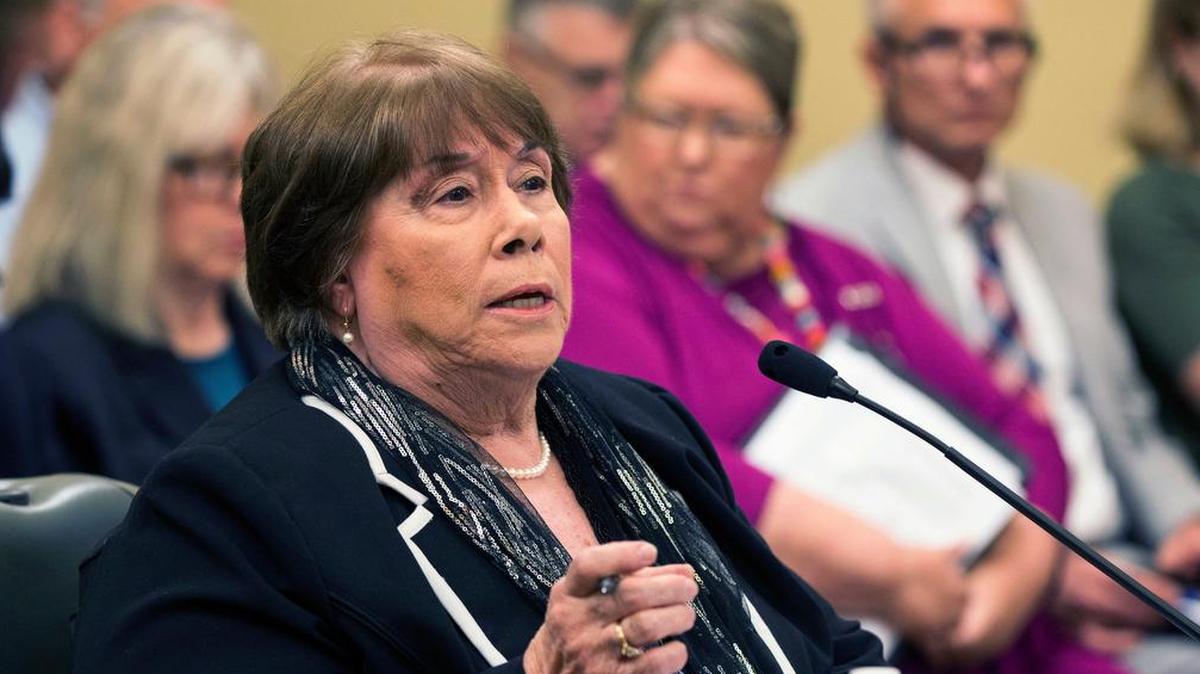 Phyllis Gilmore, secretary of the Kansas Department for Children and Families.