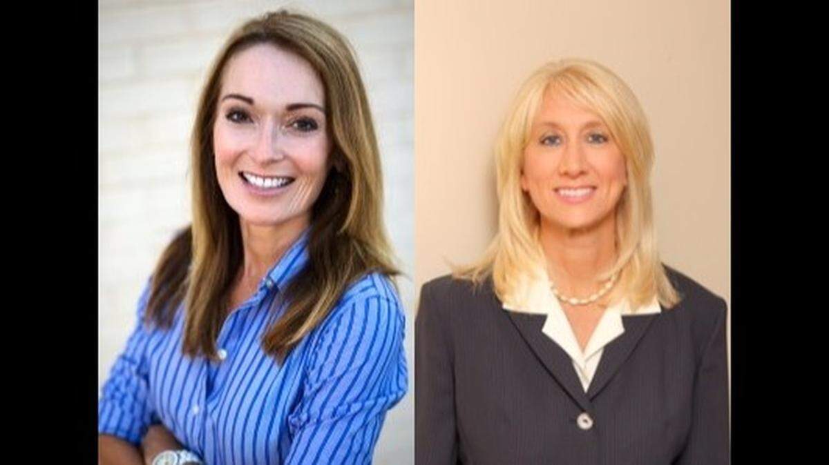 Rep. Kristey Williams, left, and Sen. Renee Erickson.