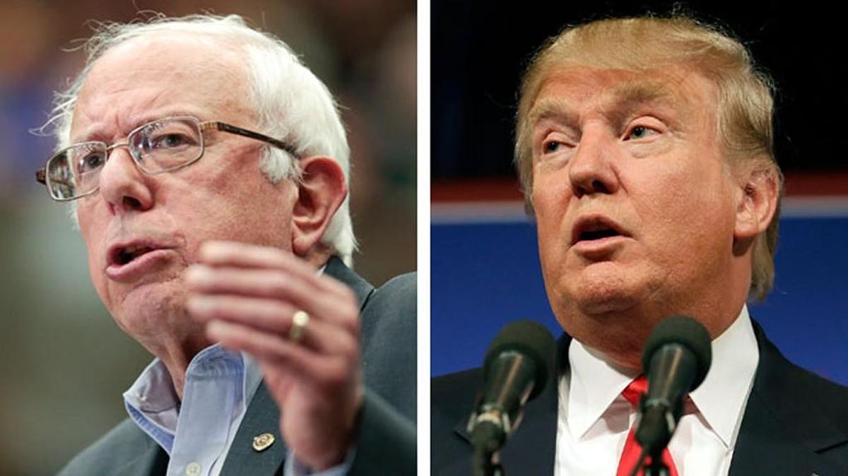 Sanders, Trump