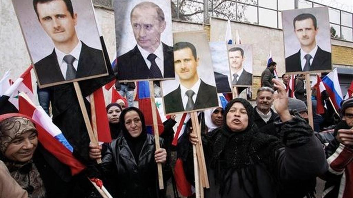 
The whole point of Russian intervention is to maintain Syrian President Bashar Assad in power. 
