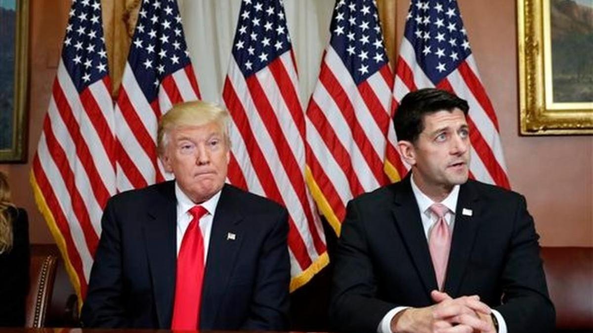 President-elect Donald Trump met with House Speaker Paul Ryan Thursday.