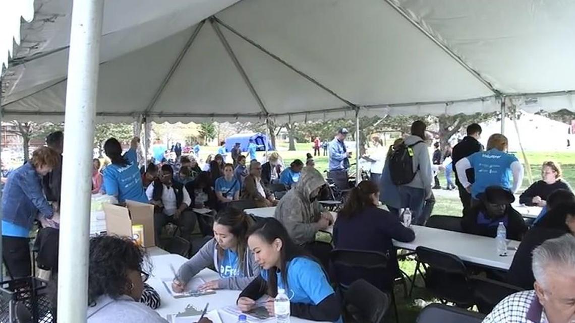 The inaugural Medical Mission at Home, a year ago at Fairmount Park, drew 230 people for free health care. This year’s event is Saturday at Mueller Aerospace Magnet Elementary.