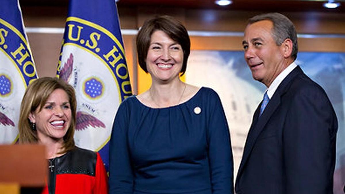 
Lynn Jenkins, Cathy McMorris Rodgers, John Boehner

