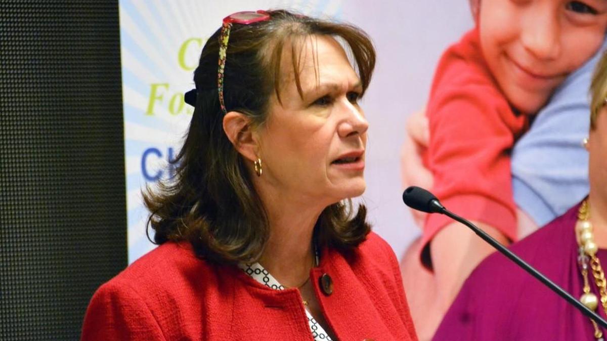 Mary Brownback speaks about the need for more foster parents.
