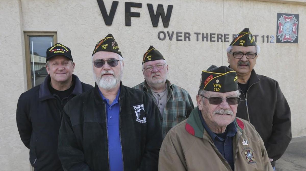 Greg Zuercher, Bob Fitzthum, Rob Floyd, Dan Fryman and Bob Hernandez are among the leaders of Veterans of Foreign Wars Post 112 in Wichita.