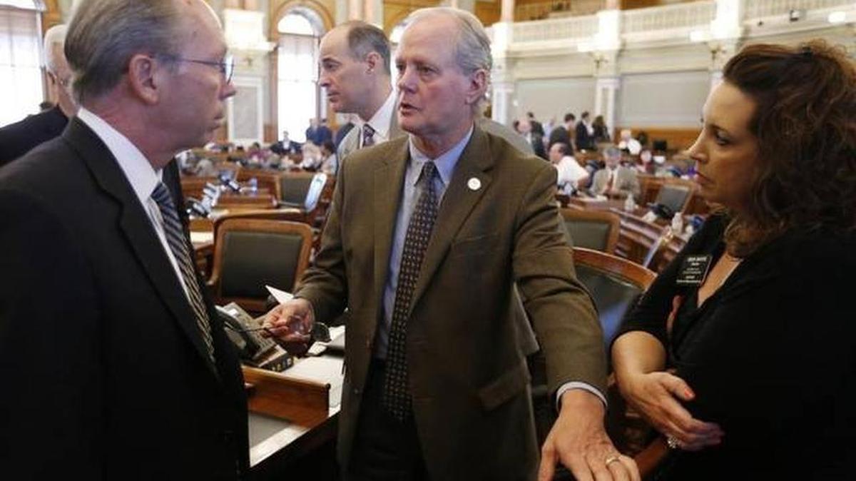 
Rep. Gene Suellentrop, center
