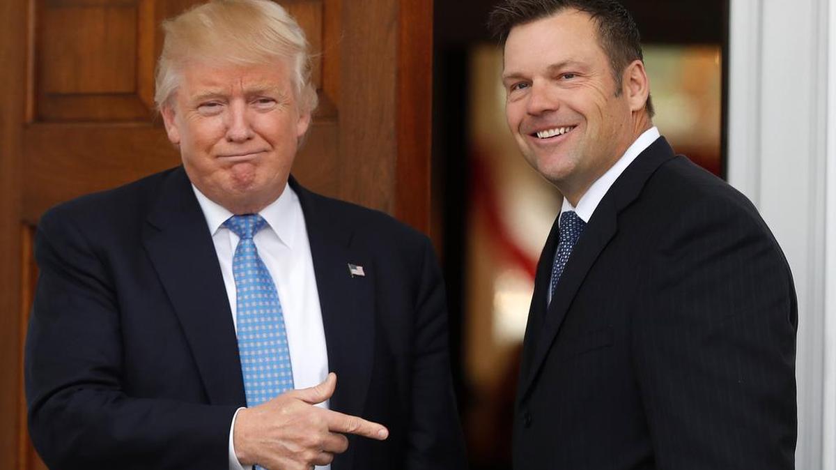 Trump, Kobach