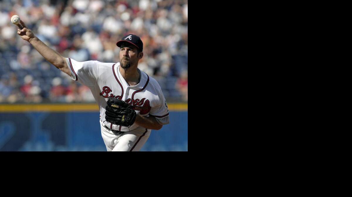 
Atlanta Braves starter John Smoltz delivers to a Milwaukee Brewers batter during the first inning Sept. 22, 2007, at Turner Field in Atlanta. 
