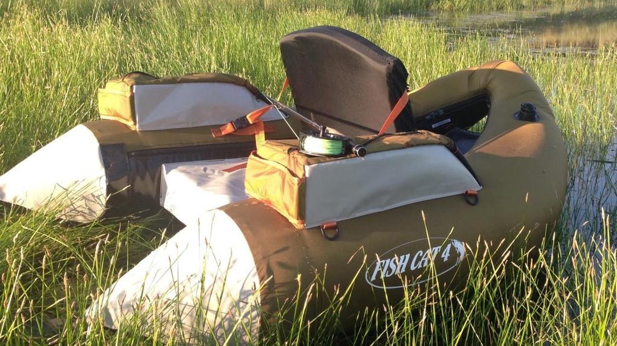 The Fish Cat 4 costs more than most float tubes, but is easier to fill with air, is more durable and more comfortable than most float tubes.
