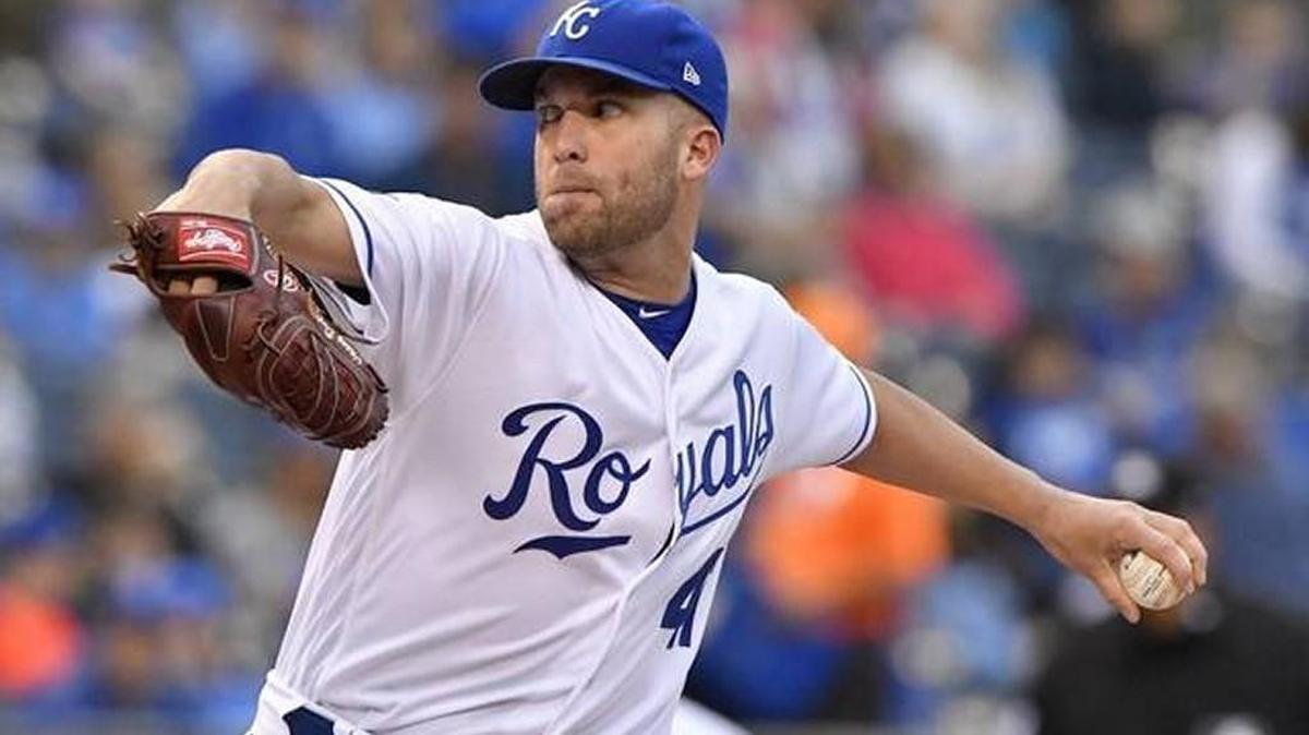 Kansas City Royals pitcher Danny Duffy pitched a three-inning simulated game on the field at Kauffman Stadium on Tuesday.