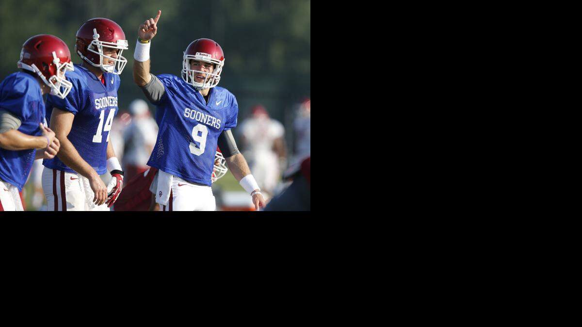 
Oklahoma quarterback Trevor Knight (9) may be able to lead the Sooners through an unbeaten regular season.
