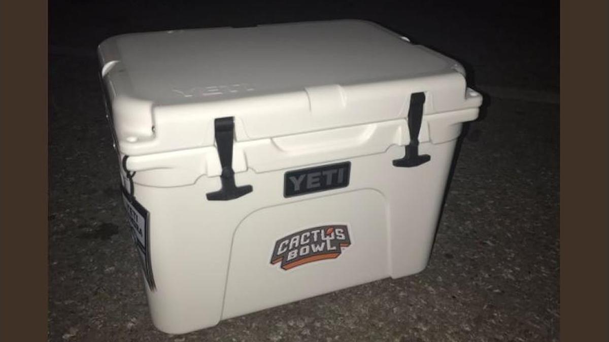 K-State punter Nick Walsh is raising awareness for Big Brothers Big Sisters of America. If you help him, you may win a Cactus Bowl Yeti cooler.