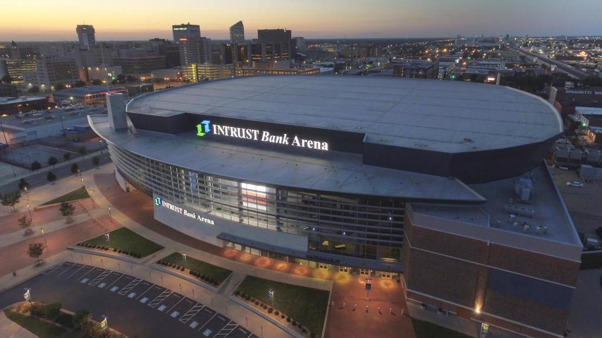 Intrust Arena in downtown Wichita.