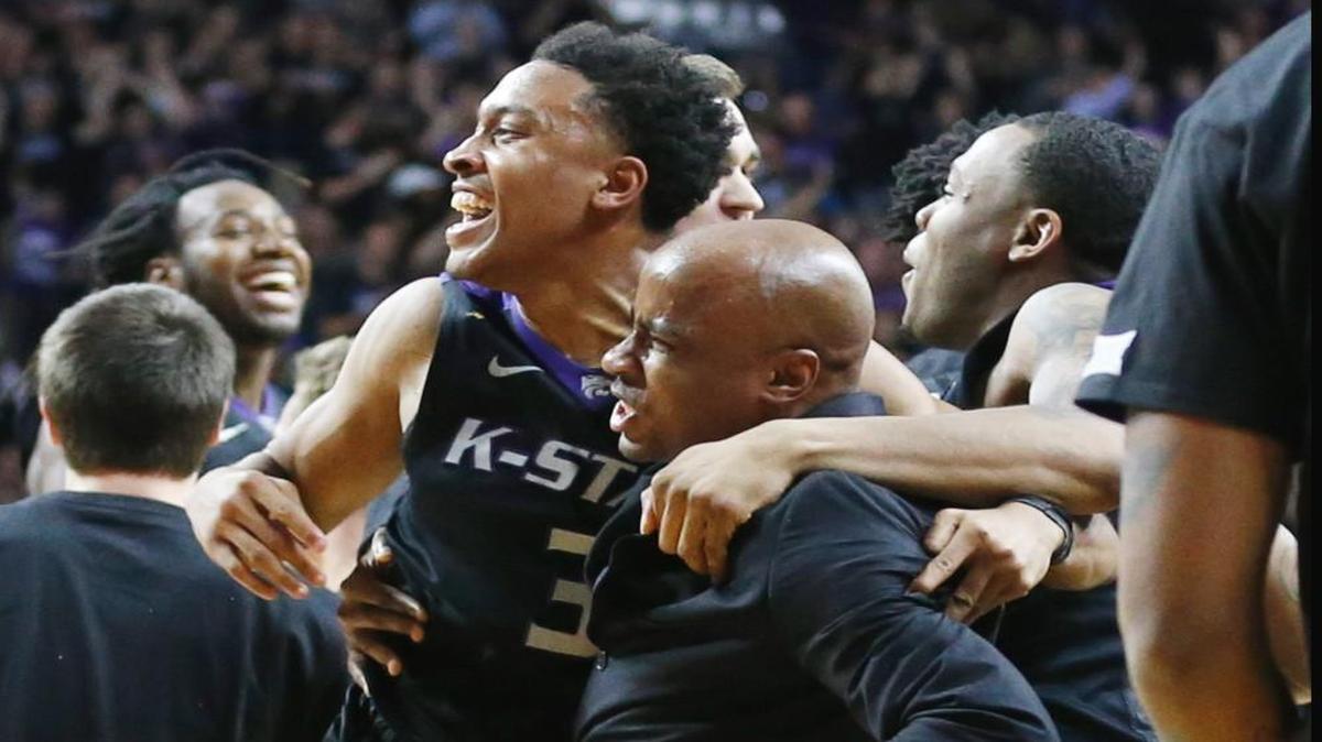 K-State guard Kamau Stokes (3) will know more about Wake Forest by tipoff Tuesday than he did during Monday’s interview sessions. The turnaround has been tight from bracket announcements to reaching Dayton, Ohio.