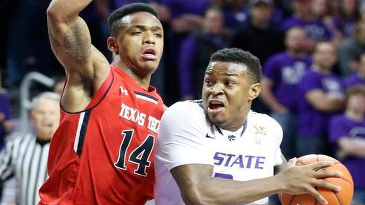 
K-State guard Marcus Foster drives against Texas Tech last month.
