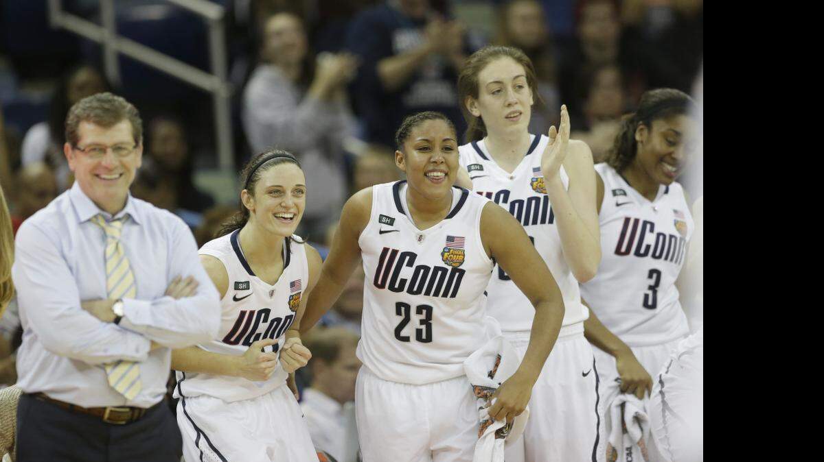 
Coach Geno Auriemma and Connecticut have won 10 national championships.
