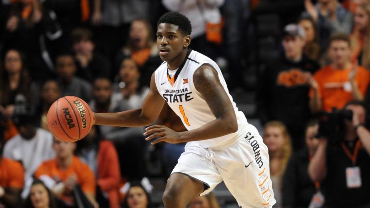 Oklahoma State guard Jawun Evans.