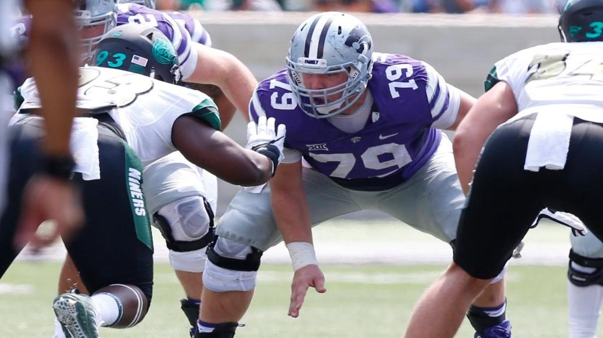 K-State offensive lineman Adam Holtorf says he’s getting comfortable with his role as starting center.