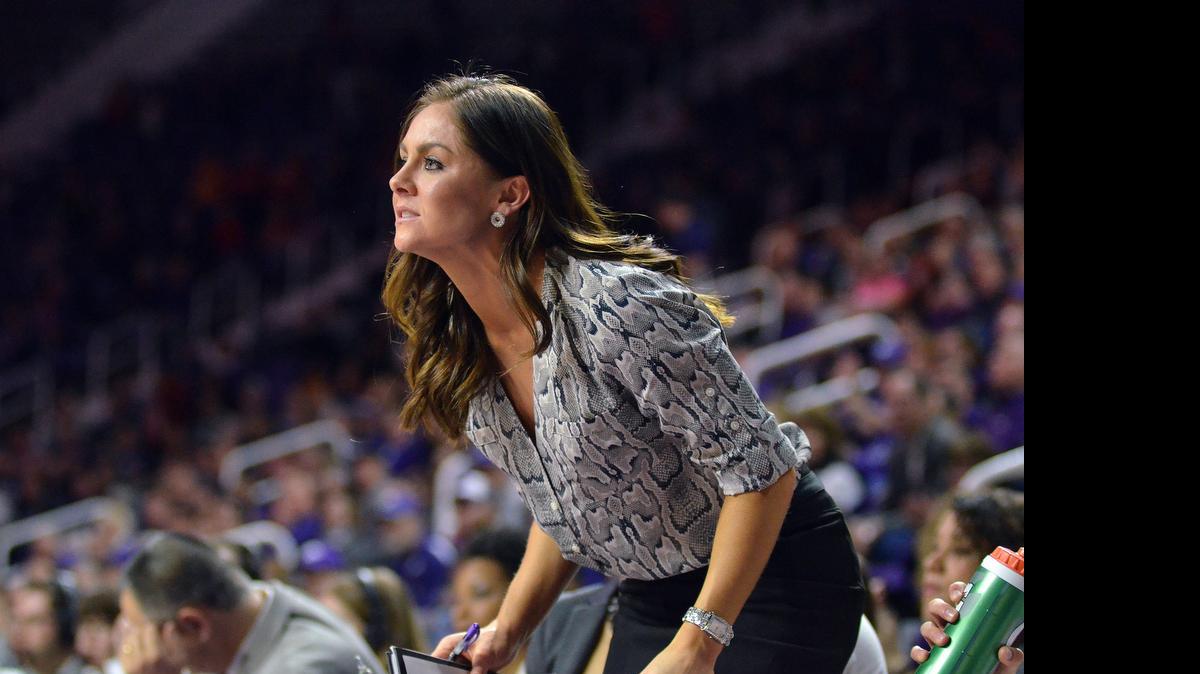 
Jacie Hoyt-Capra is Kansas State’s newest women’s basketball assistant coach after serving as the team’s recruiting coordinator.

