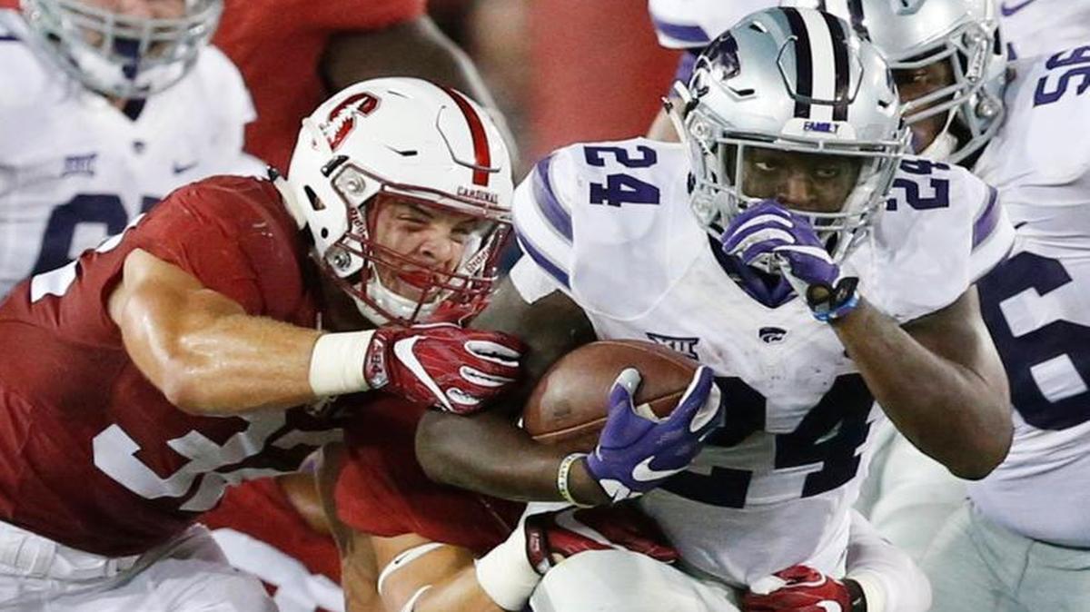 K-State running back Charles Jones (24) had eight carries for 43 yards against Stanford on Sept. 2.