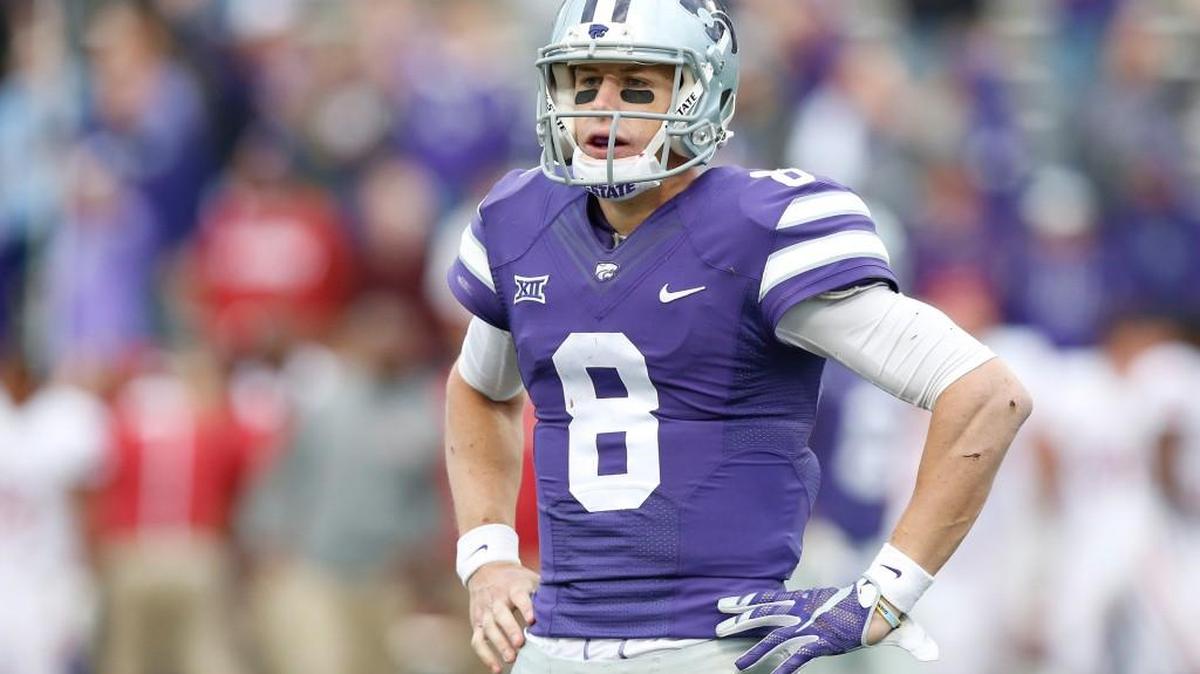 K-State quarterback Joe Hubener. (Oct 17, 2015)