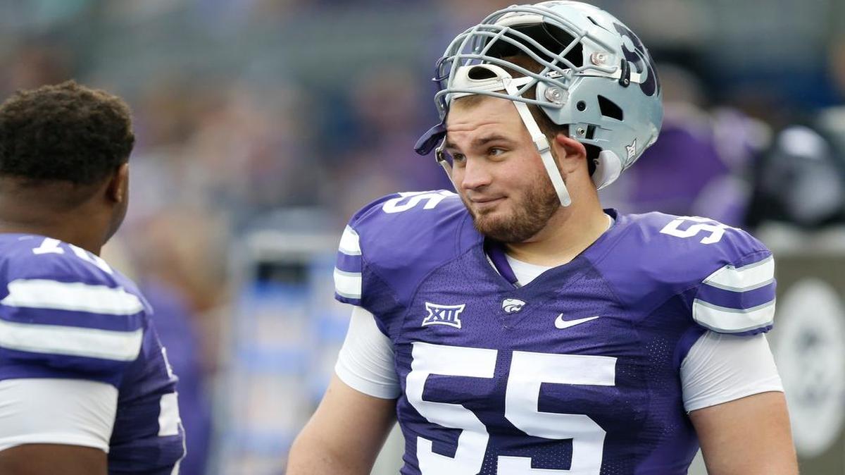 
Cody Whitehair during the K-State spring game on April 25 in Kansas City, Kan.
