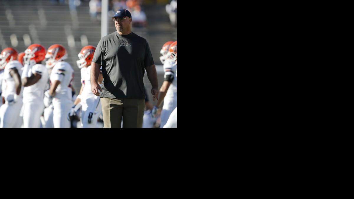 
UTEP coach Sean Kugler prepares for a game against New Mexico State (Courtesy Photo from UTEP athletics).
