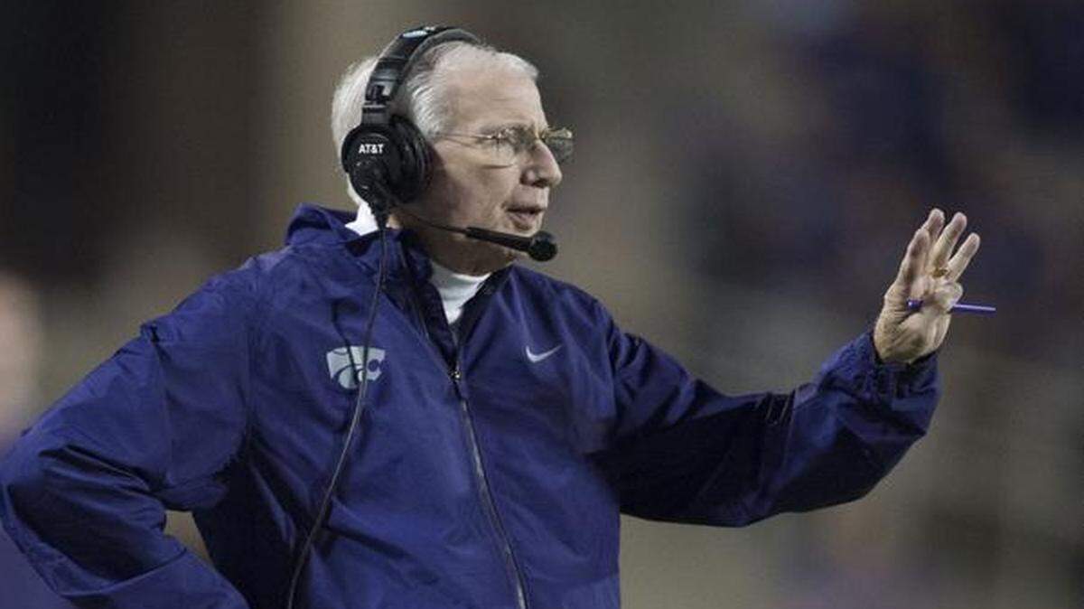 
Kansas State Wildcats head coach Bill Snyder.
