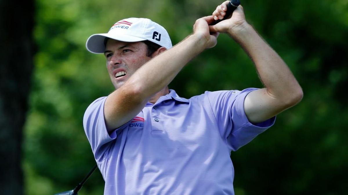 Robert Streb watches a tee shot last week at the PGA Tour’s Greenbrier Classic. The former Kansas State golfer is in next week’s British Open field.