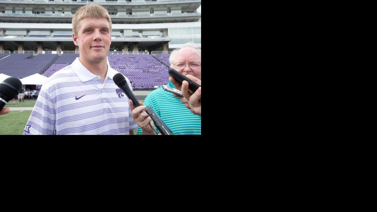 
Former quarterback Collin Klein is now a member of the coaching staff at K-State.
