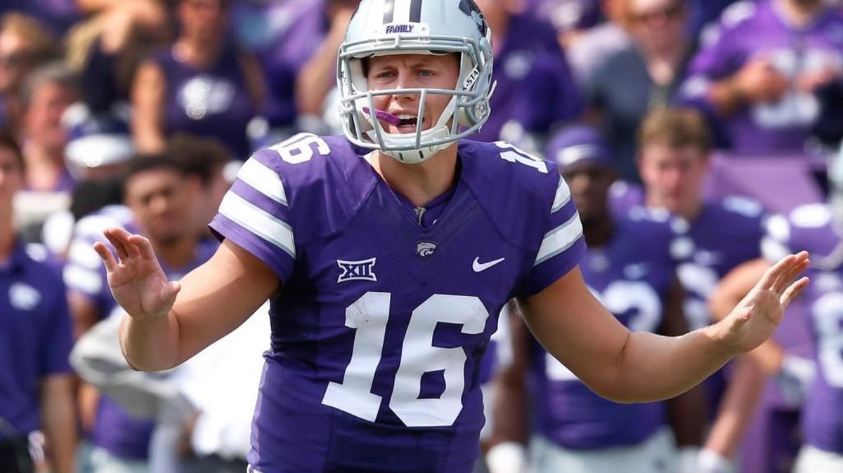 K-State quarterback Jesse Ertz against Charlotte.(September 9, 2017)