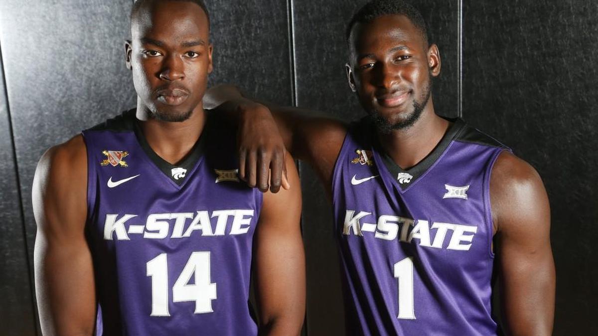 Newcomers Makol Mawien, left, and Mawdo Sallah could provide help in the post for Kansas State.