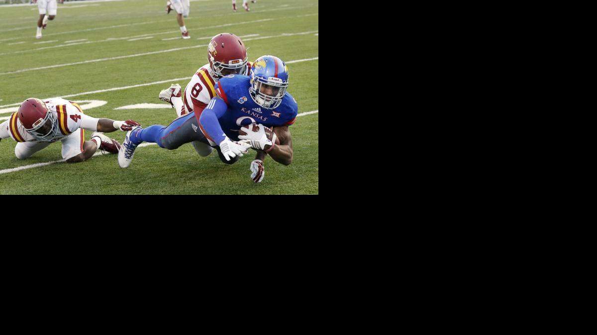 
Kansas wide receiver Nigel King has emerged as Kansas’ go-to receiver, a true big-play threat for a program that has been devoid of even average receiving targets in recent years. 
