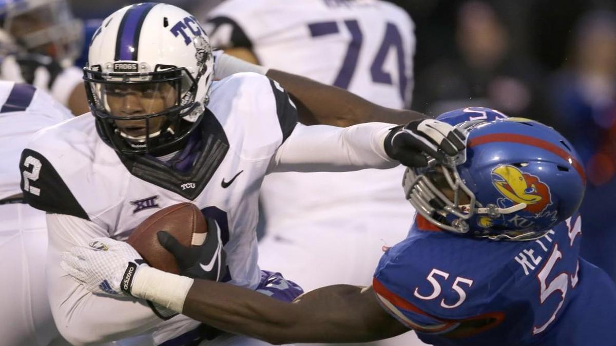 TCU and quarterback Trevone Boykin barely escaped an upset bid by Kansas a year ago.