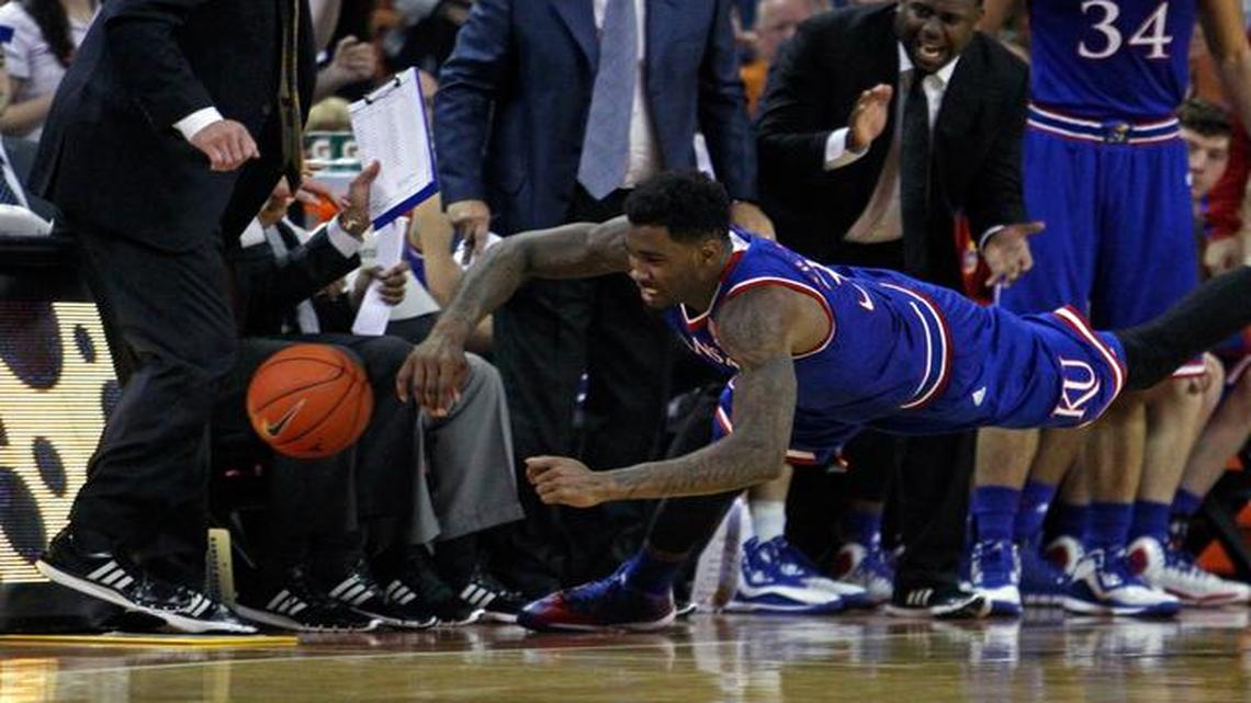 
Jamari Traylor’s hustle plays have earned him a spot in Kansas’ starting lineup. “You need to have enthusiasm in everything that’s going on,” KU coach Bill Self says.
