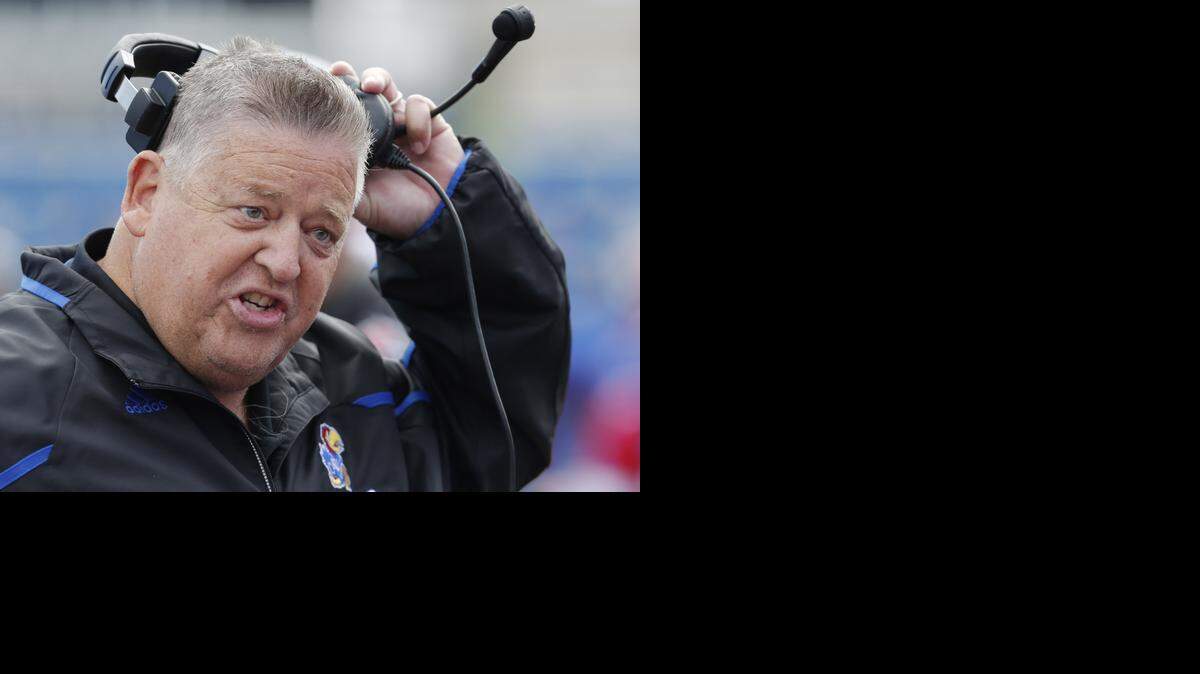 
Kansas football coach Charlie Weis 
