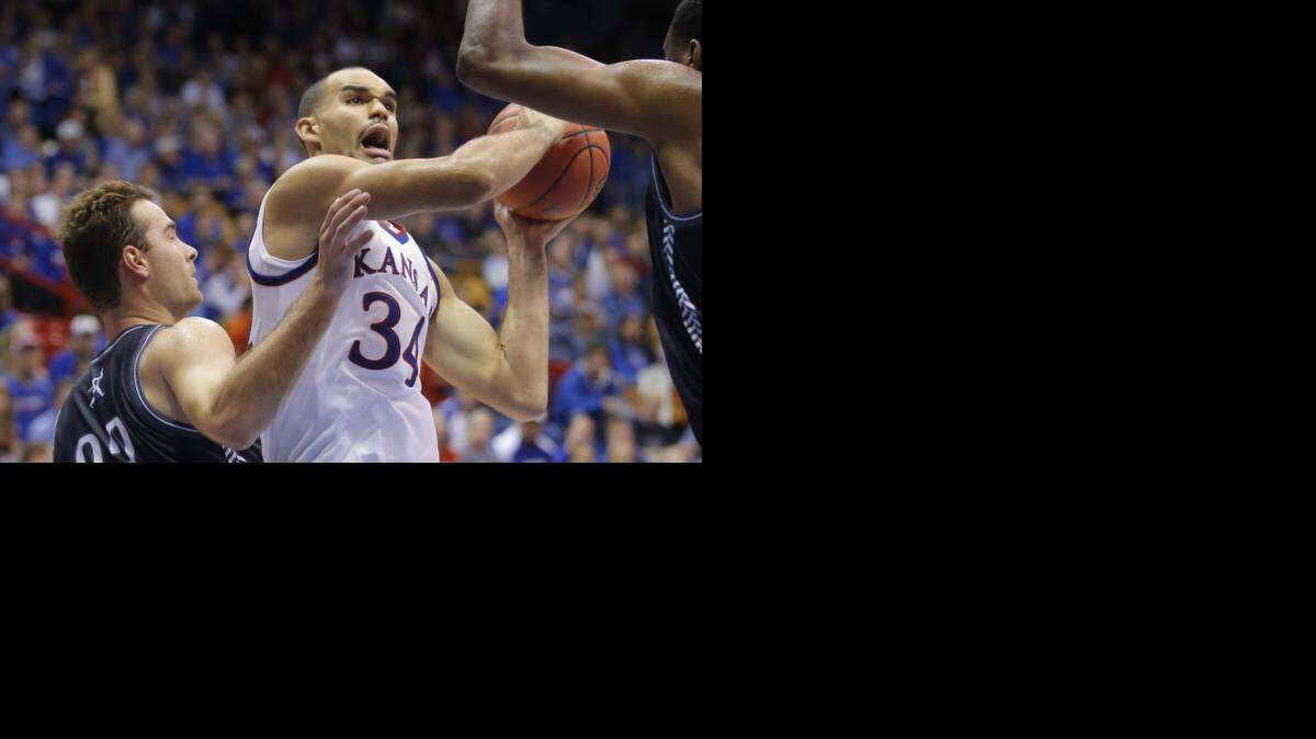 
Perry Ellis had seven points on 1-of-8 shooting in Kansas’ victory over Oklahoma State on Tuesday.
