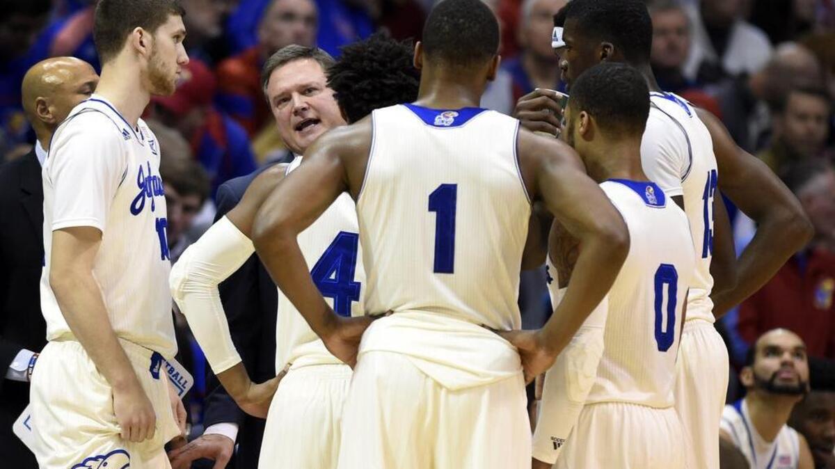 Kansas coach Bill Self said if his Jayhawks can wrap up a 12th straight Big 12 title, he’d “probably be as proud of this team as any of them.”