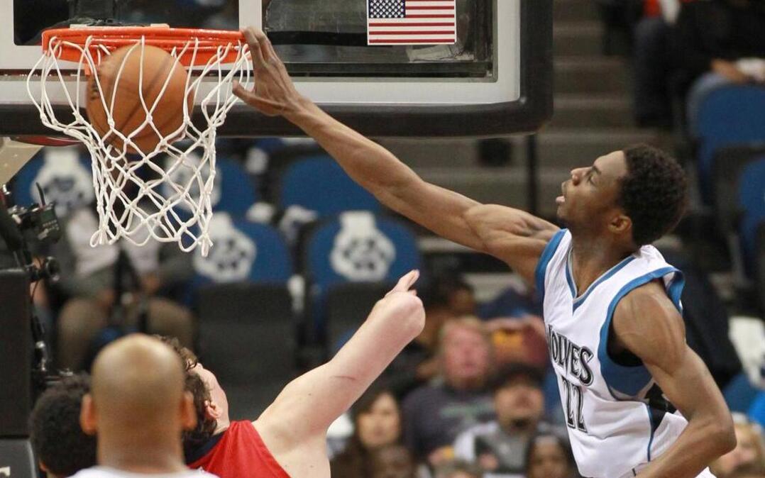 
The Minnesota Timberwolves’ Andrew Wiggins won NBA rookie of the year honors Thursday.
