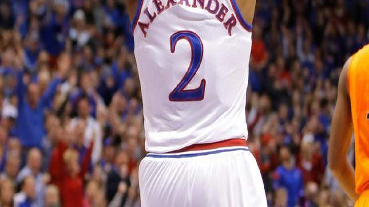 
Kansas freshman Cliff Alexander was to flex his muscles early in the season, but the NCAA ruled him ineligible for an off-court violation and he missed KU’s final eight games.

