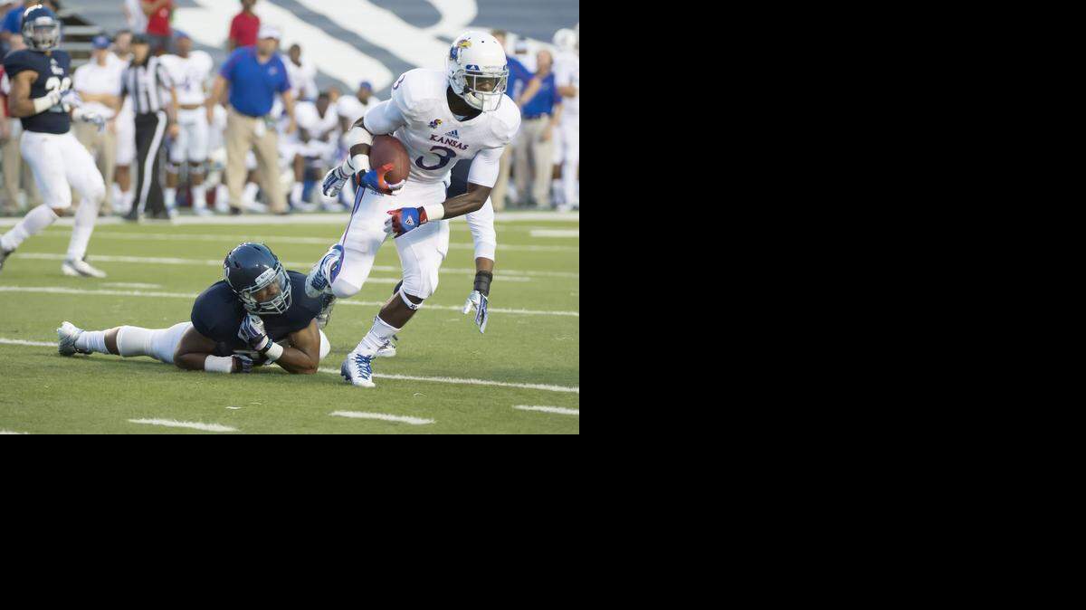 
Tony Pierson (3) figures to be one of Kansas’ top receiving weapons this season.
