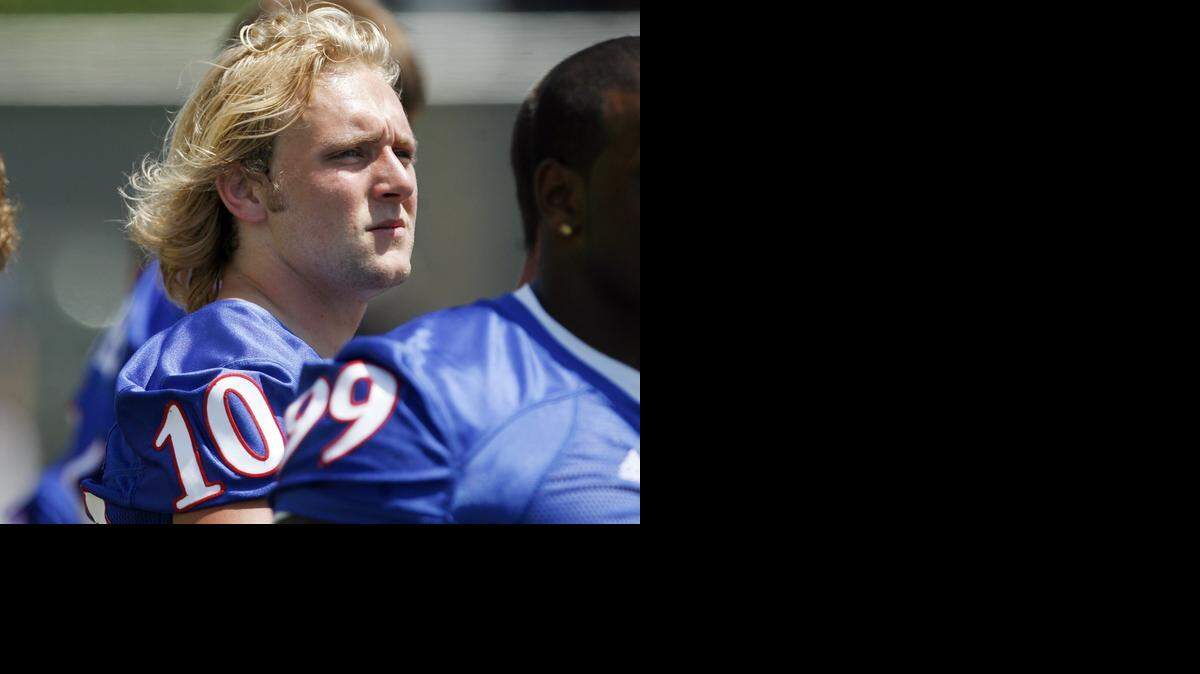
Kerry Meier is Kansas’ career receptions leader and going on a journey to Korea this fall to teach for a year.
